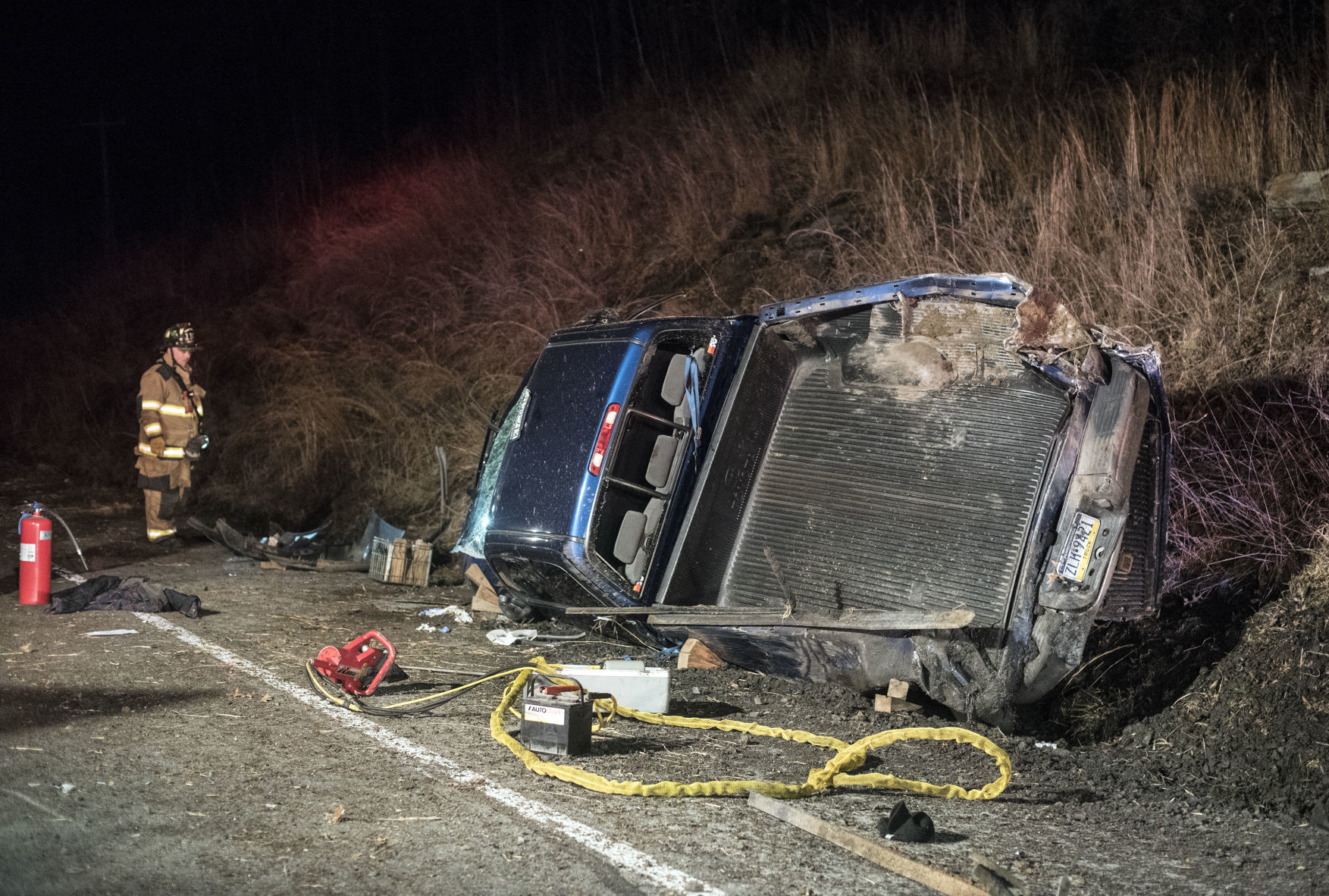 One injured in Route 225 crash